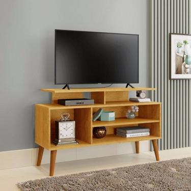 Imagem de Rack Lyon 1.1 Naturalle/Off White – Carmolar Móveis