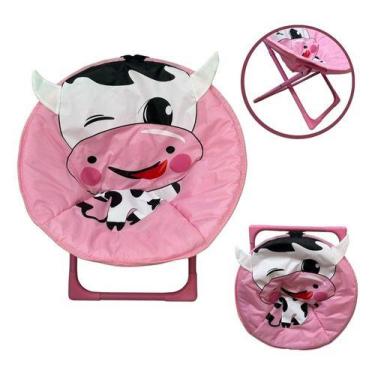 Imagem de Cadeira Moon Infántil Camping Dobrável Bichinhos Importway