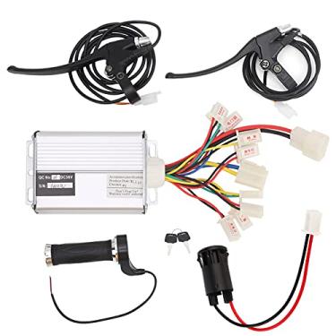 Imagem de Kit de controlador escovado de bicicleta elétrica de alto desempenho 36V 1000W E Bicicleta acelerador de alavanca da alavanca de freio de bloqueio elétrico Metal Durável peças de