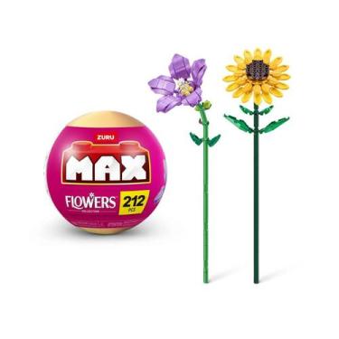 Imagem de Brinquedo Blocos de Montar Max Flores Sortidas - Candide