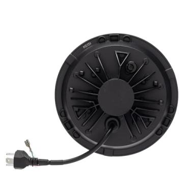 Imagem de Farol Led Angel Eyes Keisi Cbx 250 2001/2008 - Fazer 250 2005/2010 - Ybr 2000/2012 L01 Led 5000K Funcionamento 12V Luz Baixa 27W Luz Alta 30W Soquete Tipo H4