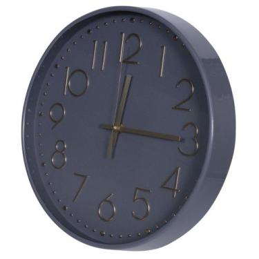 Imagem de Relógio De Parede Redondo Moderno Para Sala Quarto 30cm - Futuro Brasi