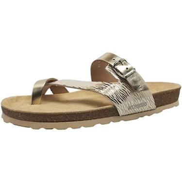 Imagem de Mephisto Sandálias Femininas Nalia, Dourado, 11