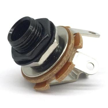Imagem de Jack Mono Guitarra / baixo p10 Saída Aberto Preto MJ2BK - SPIRIT