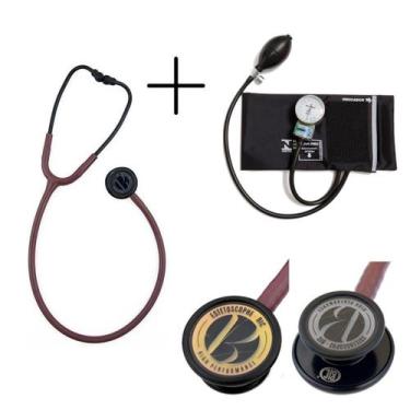 Imagem de Kit Esfigmomanômetro Pamed + Estetoscópio Eternity Luxo Bic - Bic - Be