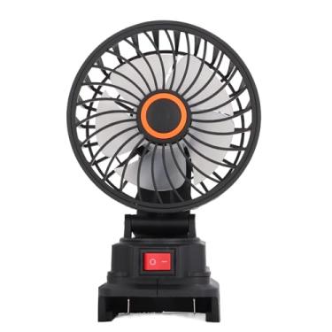 Imagem de Fafeicy Ventilador Operado por Bateria Portátil de 4 Polegadas, 360 Graus de Ventilador Ao Ar Livre Oscilante, para Baterias BL1840 18V