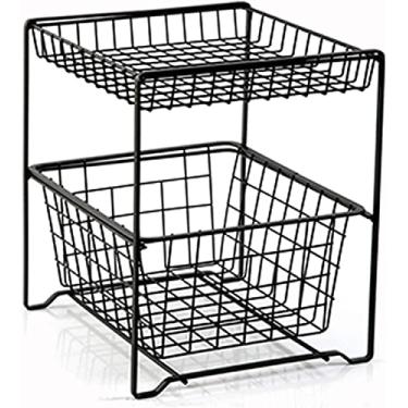 Imagem de Prateleira de armazenamento de cozinha para armazenamento debaixo da pia, prateleira de armazenamento multifuncional para bancada, armazenamento sob a pia da cozinha, organizador deva