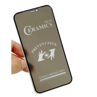 Imagem de Película Privativa Privacy Ceramica 9D Ñ Quebra Para iPhone Todos Os Modelos (iPhone 13 Pro Max / 14 Plus)