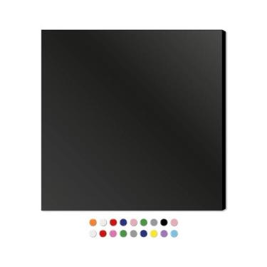 Imagem de Painel de Metal 80x80cm p/ Fotos, Recados, Notas + 48 Imãs - M-Planner