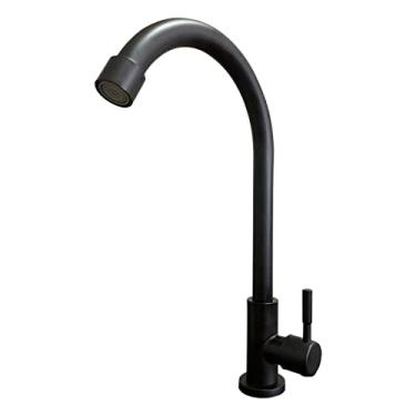 Imagem de Torneira para Cozinha Inox 304 1/4 de volta Black Preto 5/8