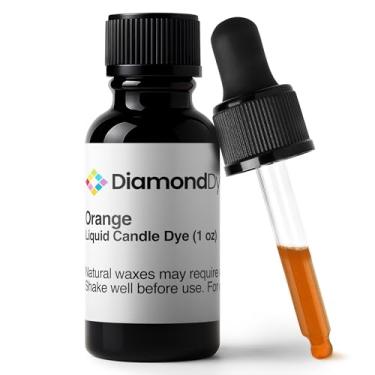 Imagem de Tinta de vela líquida laranja (28 g) - Feito nos EUA - Seguro e fácil de usar - Ingredientes puros e simples - Suprimentos para fabricação de velas para cera de soja, parafina, palma ou gel - 10 cores
