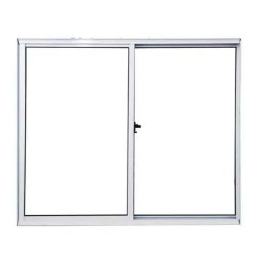 Imagem de Janela Correr Alumasa 2 Folhas 100x100 Tuo Branca