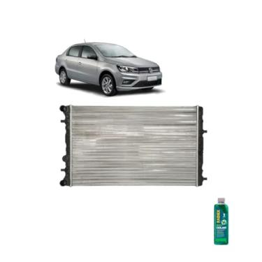 Imagem de Kit Radiador VW Gol/Voyage 1.0/1.6 09>C/Ar + Aditivo Radiador Radiex R1882 Verde