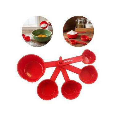 Imagem de Jogo 5 Xícaras Medidoras Confeitaria Medidas Betty Crocker