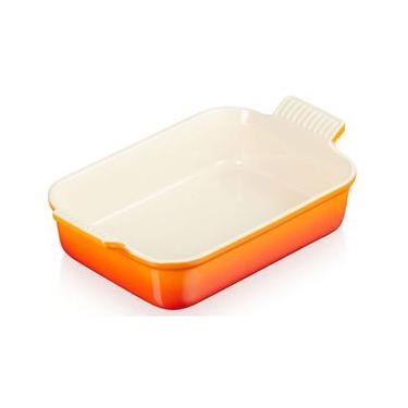 Imagem de Travessa Retangular 32Cm Laranja Heritage - Le Creuset