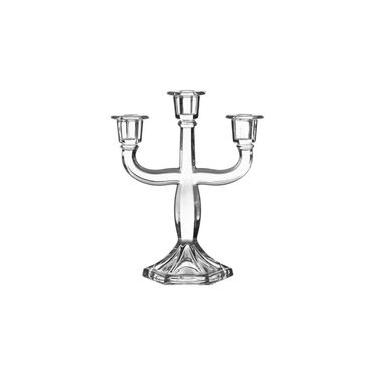 Imagem de Castiçal triplo em cristal Ecológico L'Hermitage La Voir 23,5cm