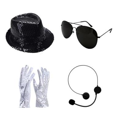 Imagem de TOMIGO Óculos masculinos dos anos 80 para fantasia de Halloween Pop Rockstar