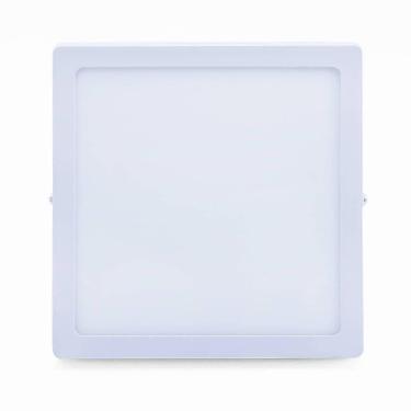 Imagem de Plafon Led Sobrepor 6w Quadrado 6500k Branco Frio Bivolt -unidade