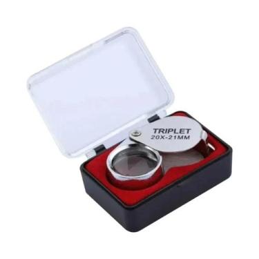 Imagem de Lupa De Bolso 10-30X Dobrável Para Joias, Diamantes E Ferramenta De Le