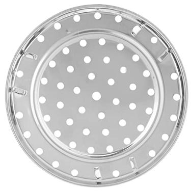 Imagem de Mingzhe Suporte de Vapor de Aço Inoxidável, Vaporizador de Cozinha Com Design de Suporte Aumentado, Suporte Em Forma de V para Aquecimento Rápido (Grande diâmetro 26cm)