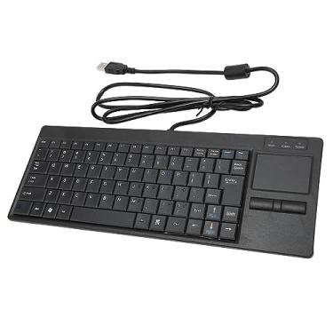 Imagem de Zopsc Teclado Industrial Com Fio, Teclado Touchpad Com Fio Com pé de Tesoura X, Ampla Aplicação, Plug Play, para Controle da Indústria IPC (Interface USB com função HUB)