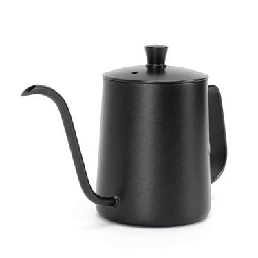 Imagem de Asixxsix Despeje sobre a Chaleira, Pescoço de Ganso de 350 Ml, Despeje sobre a Chaleira de café, Bule de chá Com Tampa, Cafeteira de Gotejamento de Aço Inoxidável, Copo de Gotejamento