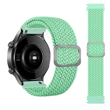 Imagem de BKUANE Pulseiras trançadas Correa para COROS APEX Pro/APEX 46 42mm Smartwatch Watch Band PACE 2 PACE2 Pulseira Correa (Cor: Verde menta, Tamanho: Para APEX 42mm)