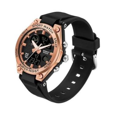 Imagem de Relógio De Pulso Digital Esportivo SANDA LED Cronógrafo Quartz Para Mu