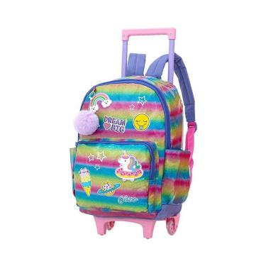 Imagem de Mochila Carrinho Rosa Dream Big | Seanite-Unissex