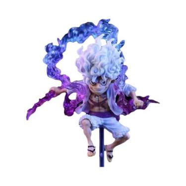 Imagem de Figura De Ação Mini One Piece Luffy Gear 5 De 10cm, Modelo De PVC Do D