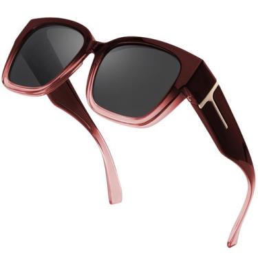Imagem de Gafas de sol sobrepuestas Myiaur para mujer, polarizadas UV400