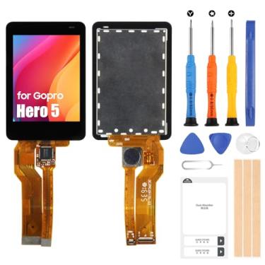 Imagem de Tela LCD de substituição para GoPro Hero5 para câmera Go Pro Hero 5 Action Camera LCD painel de vidro digitalizador tela sensível ao toque com ferramentas de reparo