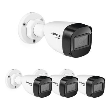 Imagem de KIT 04 CÂMERA BULLET INTELBRAS VHD 1130 B G6 720p 2.8mm
