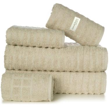 Imagem de Jogo De Toalha 5 Peças Gramatura 450 Kit Toalha Jogo De Banho