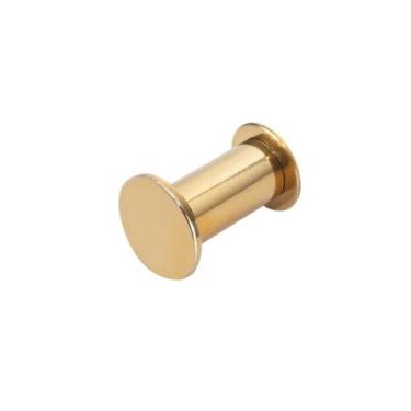 Imagem de Cabide de Parede Banheiro 4,5cm em Aço Inox Dourado Linha Tessália  St