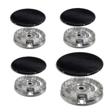 Imagem de Kit queimador + espalhador para fogão consul 4 bocas cfo4nar - Jangada