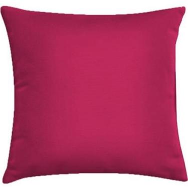 Imagem de Kit com 1 até 10 Almofadas Com Capa Rosa- 40x40 - Decorativa Para Sala