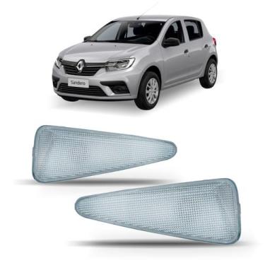 Imagem de Seta Paralama Sandero E Symbol 2008 A 2015 Cristal Lanterna Seta - FIT