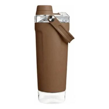 Imagem de Garrafa Shaker Stanley Activate Marrom 593ml Preto