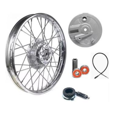 Imagem de Roda Dianteira Raio 4mm Bros 125 150 Tambor Espelho Cabo - Fabreck