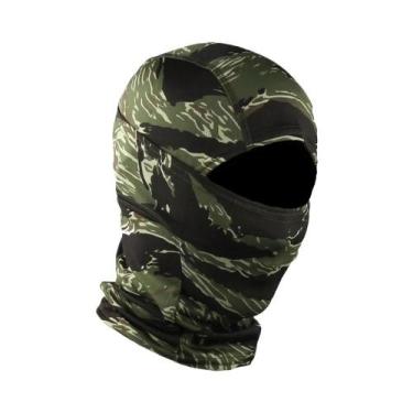 Imagem de Máscara Facial Completa Camuflada Unissex Com Proteção Solar, Respiráv
