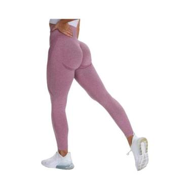 Imagem de Leggings Sem Costura De Cintura Alta Para Mulheres, Roupas De Fitness 