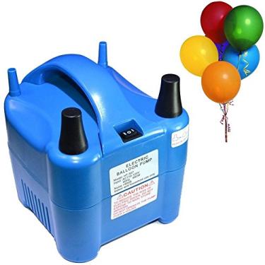 Imagem de Bomba Ar Balões Touch Compressor 2 Bicos Adaptador Bico Fino balão canudo (110)