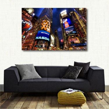Imagem de Quadro decorativo Times Square EUA - Tela em Tecido Canvas