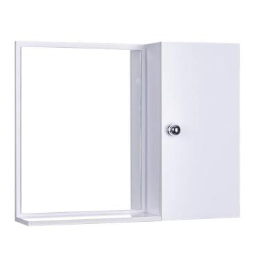 Imagem de Espelho para Banheiro com Armário cor Branco