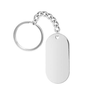 Imagem de Chaveiro Aço Placa Lisa 43x21mm