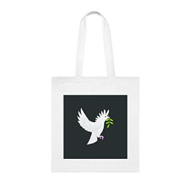 Imagem de Sacola de vetor de pomba, presente de vetor de pomba, bolsa de ombro vetor de pomba, bolsas reutilizáveis de vetor de pomba, ideia de presente de cesta de natal de aniversário, presente