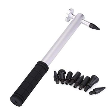 Imagem de Suuonee Kit de reparo de martelos de amassados, carroceria sem pintura para reparo de amassados, liga de alumínio, martelo com 8 cabeças