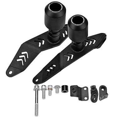 Imagem de LEDISHUN Quadro de proteção contra queda de motocicleta Slider Fairing Guard Anti Crash Pad Protector Crash compatível com Yamaha YZF R3 YZF-R3 (2019-2023)