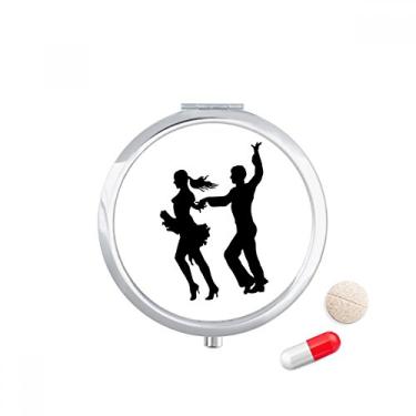 Imagem de Dançarina Duet Dance Performance Art Pill Case Pocket Medicine Storage Box Dispenser Recipiente